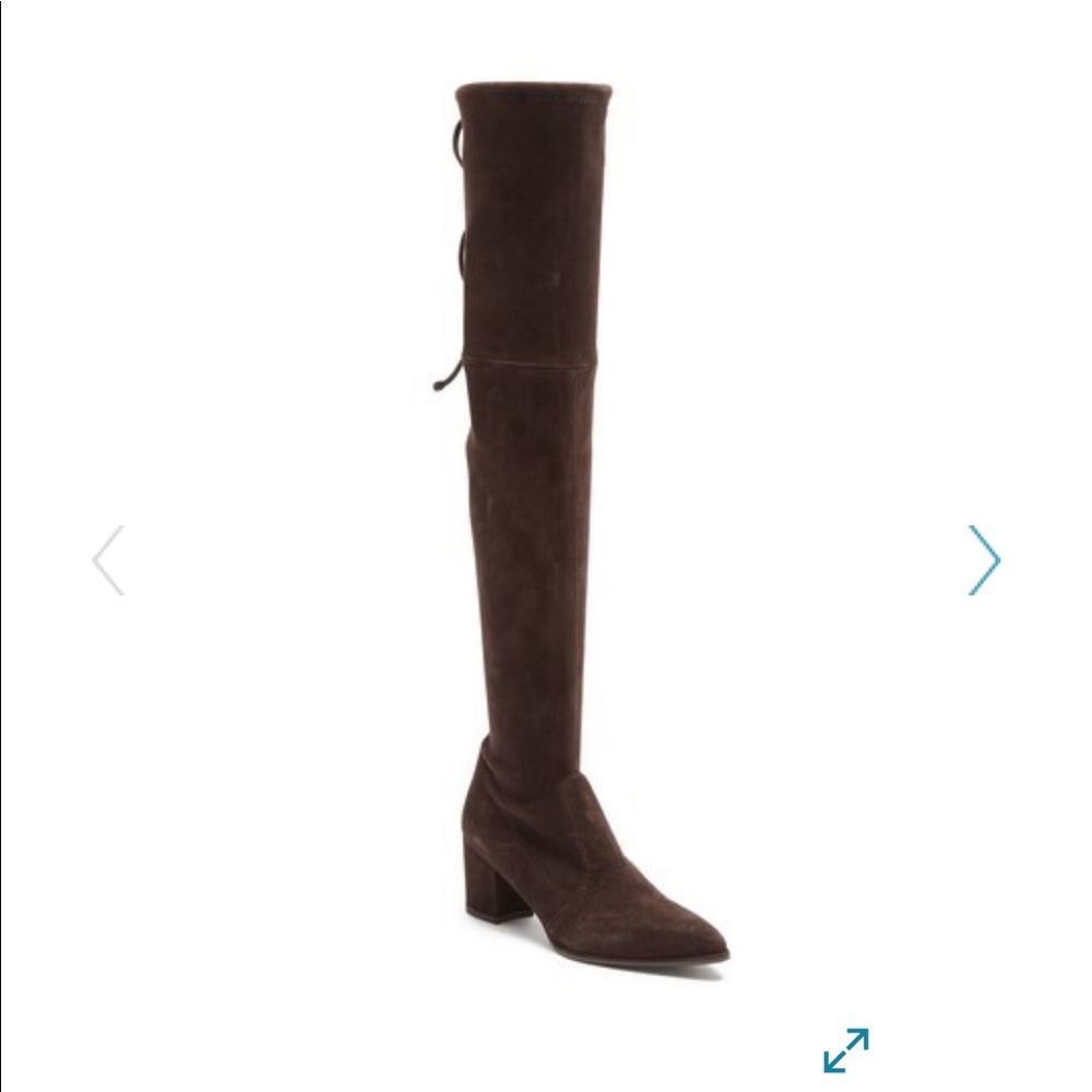 Stuart Weitzman Thighland Brown OverTheKnee Boots